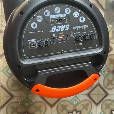BOCINA SACO / NUEVO / ORIGINAL / ALTA CALIDAD DE AUDIO / MICROFONO INCLUIDO / - Img 112686554