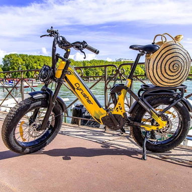 Cyrusher KommodaPro 52V 20Ah Open Frame 20" Urban Full Suspension EBike - 4/8