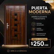 Puerta con marco y yale de 3 pasos. - Img 57472868