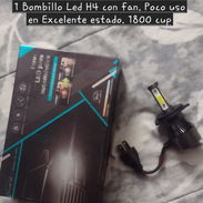 1 bombillo Led H4 con fan. ( poco uso, excelente estado) - Img 55949967