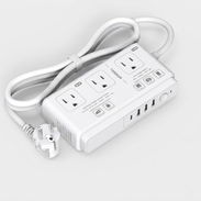 * TESSAN Extensión Eléctrica con USB – Regleta Multitoma - Img 54901683