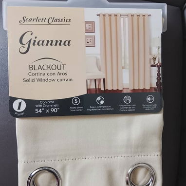 🌸Cortinas BlackOut ( Tapa Sol ) 2 Paños 🌸Medidas : 137 cm ancho X 228 cm Largo 🌸Precio : 20 USD 🌸 - Img 124241362
