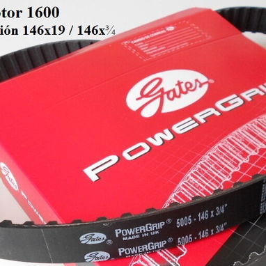 Vendo correa de distribución 146x19 (146x¾) para Fiat 125 B. - Img 108080569