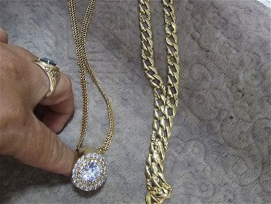 Gargantillas originales y anillo oro 10 precios al privado se venden x prenda no x peso - Img main-image-45695184