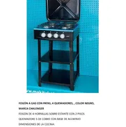 Fogon con mueble de 4 quemadores - Img 50102781