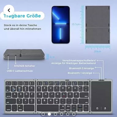 Teclado Bluetooth - Img 110180227