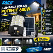 Lámpara Solar Saco 600W para Exteriores - Img 58229510