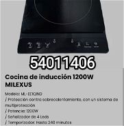 !!!Cocina de inducción 1200W MILEXUS Modelo: ML-EE1QIND / Protección contra sobrecalentamiento!! - Img 45425643