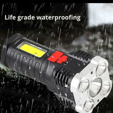 Linterna led carga usb batería interna recargable - Img 114411220