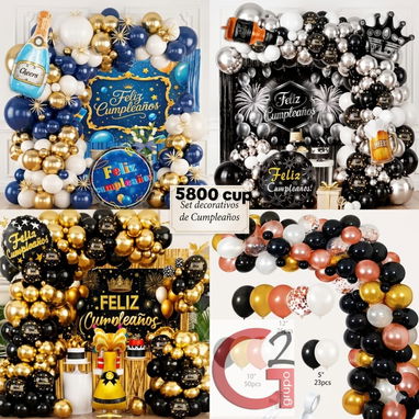 Set decorativos completos Feliz cumpleaños ✨️ - Img 121951488
