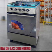 Cosina de gas con horno 20" - Img 55949758