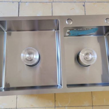 Fregaderos modernos de acero inoxidable sencillo y dobles - 4/5