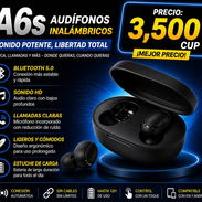 🎧 AUDÍFONOS A6S INALÁMBRICOS - Img 55209566