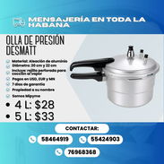 🔥 ¡OLLA DE PRESIÓN DESMATT! 🔥 🍲 4 L — $28 USD 🍲 5 L — $33 USD - Img 57077967