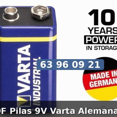 Pilas 9V Varta Alemanas - 2/3