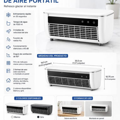 Aire acondicionado portátil. Entrega gratis - Img 126647512