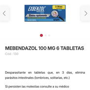 Mebendazol - Img 53243418