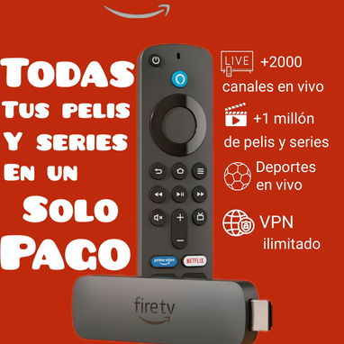 CONFIGURACI脫N DE FIRE TV STICK Y CUALQUIER DISPOSITIVO DE STREAMING - Img 103421610