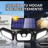 Lámpara recargable con panel solar para exteriores - Img 57787920