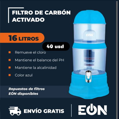 filtro de agua de carbón activado. Nuevo con garantía y domicilio incluido - 2/3