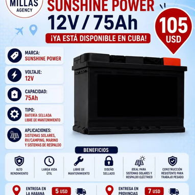 PRECIO: ✅$16usd✅ Oferta de Baterías / LiFePO4 12.8v 200/300Ah - 6/9