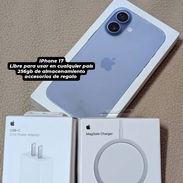 IPhone 17 a estrenar cargador de pared USB-C de 20W y un cargador inalámbrico MagSafe.   📱17  256gb 1 sim 📦 $1200 - Img 57579927