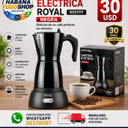 Cafeteras eléctricas marca Royal de 6 tasas rojas y negras nuevas en caja!!! - Img 54351965