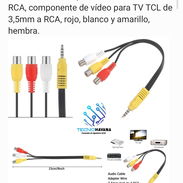 Adaptador de video miniplug 3.5mm a RCA - Img 56501593