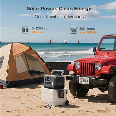 Estación de Energía Portátil OUKITEL P1000PLUS -  1024Wh, 1800W - Pico 3600W, Carga Rápida y Batería LiFePO4 🔶 $650 - 5/5