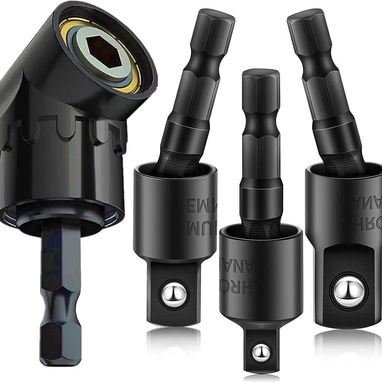 Adaptador de taladro de ángulo recto extensión de broca de impacto 4 en q. Broca de destornillador - Img 113731599