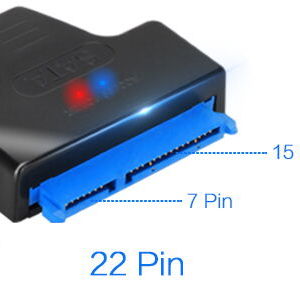 Cable adaptador SATA a USB para SSD y disco duro de 2.5 pulgadas, USB 3.0 a SATA III, compatible con cable HDD a SSD - 9/10