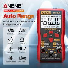 Multímetro Digital Automático ANENG M118A True RMS - 5/8