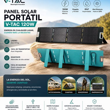 panel solar portatil 120 watt perfecto para central electrica como Ecoflow profesional - Img 121092335
