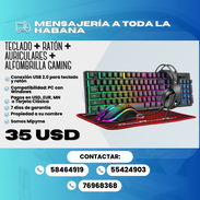 Combo mouse teclado alfombrilla gaming - Img 58175120