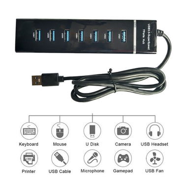 Adaptador USB 3.0 7 PUERTOS - Img 97806263