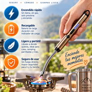 Encendedor para cocina y parrilla de cuello largo - Img 57875533