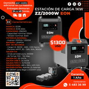 ⚡ ESTACION EON ⚡ INVERSOR 2000W - 2560WH. MENSAJERÍA CON FACTURA Y GARANTÍA. TLF 54833699 - Img 54776430