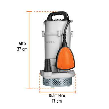 Bomba Sumergible de Achique 1HP (33 MTRS) - Img 120045214