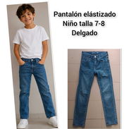 Pantalón de niño elástizado talla 7-8 delgado - Img 56799506