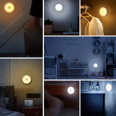 📞53884600.🎇 Lámpara decorativa de 6 LED con detección de movimiento humano🎇 Mensajería disponible.🚴 - Img 119317172