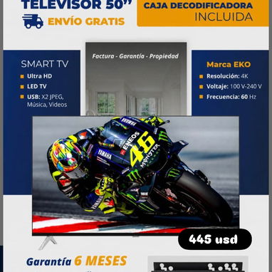 Smart TV de 32” 43” 50” y 55” nuevos con domicilio incluido - 3/4