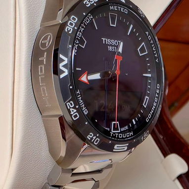 tissot t-touch connect solar reloj inteligente alimentado por luz sin cambio de bateria materiales indestructibles - Img 124775240