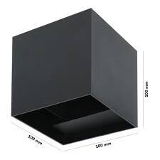 Lámpara LED de pared cuadrada - 4/6