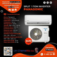 ❄️ 1 TON ❄️ SPLIT PANASONIC INVERTER 1 TON. MENSAJERÍA CON FACTURA Y GARANTÍA 3 MESES. TL 54833699 - Img 53536017