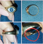 Vendo anillo 14K, pesa 4.3g , para el mal de ojo - Img 49318014