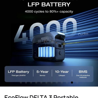 Ecoflow Delta 3 1024wh Nuevo en caja. Listo para llevar. - Img 122714850
