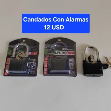 La Habana. 53584876 o 76471065 *Bombillos LED Recargables de 15 Watt........1800 CUP *Candado con Alarma para Moto, Bici - Img 128138191