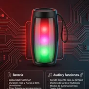 Bocinas Bluetooth RGB — 💲15 - Img 57090243