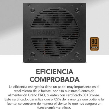 Fuente de Alimentación ATX NOX Urano PRO 650W 80 Plus Bronze ⚡ 🏠 70 USD - 4/8