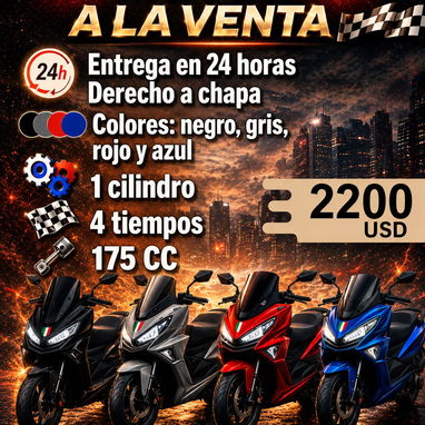 Moto de gasolina Italy XR Combat 175CC - Img 123722445